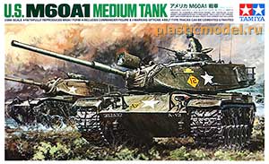 Tamiya 25166  1:35, U.S. M60A1 medium tank (M60A1 американский средний танк)