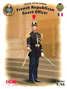 ICM 16004  1:16, French Republican Guard Officer (Офицер Республиканской Гвардии Франции)